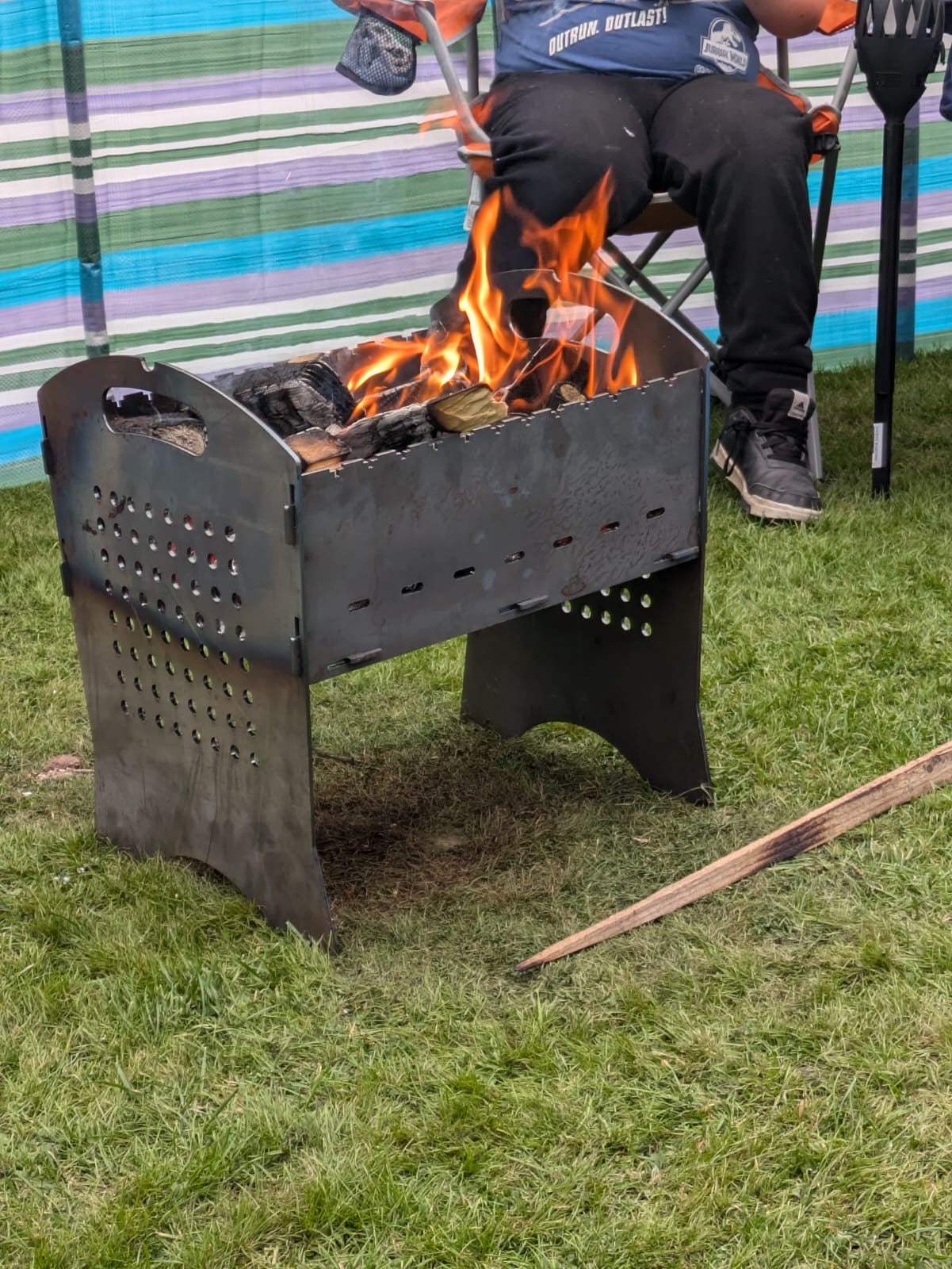 flat pack camping fire pit